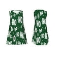 thumbnail image 7 of Logiee Ho Ho Ho A Print Summer Dresses for Women,Beach Sleeveless Flowy Pocket Tshirt Tank Sundresses,Women's Sleeveless Dress, 7 of 7