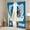 Blue Grey, variant on Erosebridal American Football City Curtains Pack of 2 (38x45), Eat Sleep Curtains for Living Room, Rugby Lover 30%-50% Black Out Curtains, Window Curtains Room Decor