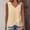 *Yellow, variant on ClodeEU Women's V Neck Sleeveless Tank Top with Ruffle Hem,Casual Solid Color Layered Blouse Yellow,Womens Plus L