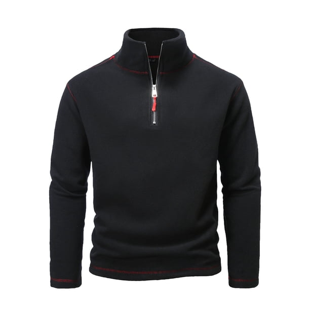 pstuiky Camisas casuales de manga larga para hombre, Sudadera informal de manga larga con cuello alto para hombre camisetas de hombre s