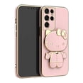 thumbnail image 3 of Funda de teléfono chapada de Hello Kitty para Samsung Galaxy, cubierta con soporte de espejo, A25, A35, A55, A15, A13, A23, A33, A53, A73, A12, A22, A32, A52, A72, 3 of 5