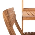 thumbnail image 4 of SAFAVIEH Outdoor Collection Barley Flower Shelf 3-Piece Bistro Set Natural, 4 of 9