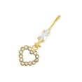 thumbnail image 3 of Arete Corazón Bisel En Oro De 10 K Joyería M De León Arete Corazón Bisel, 3 of 3