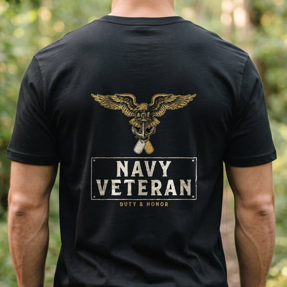 Trenditee Navy Veteran T-Shirt