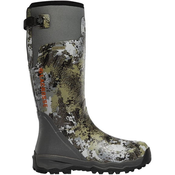 Lacrosse Alphaburly Pro 18" Hunting Boots, Size 6, Gore Optifade Elevated II, Non-Insulated, Scent-Free (376033-06)