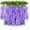 purple, variant on Babibeauty 12 Pack /43.3 inch /3.6ft Pink Wisteria Artificial Fake Flower Wisteria Vine Silk Hanging Garland Flowers Ratta Long Bush Flowers String for Wedding Party Garden Greenery Home Wall Decor