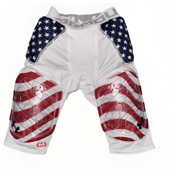 Under Armour UA Gameday Armour Pro 5-Pad Girdle Hex Fitted Americana Youth Large