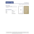 thumbnail image 5 of Plato de pared Perfect Vision Coaxial RG6 Keystone F81 Jack TV de cable blanco, 5 of 5