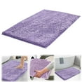 thumbnail image 2 of 24x16 Inch Soft Bathroom Rugs, Non-Slip Absorbent Cotton Toilet Mats, Thick Shower Bath Mat for Bathroom Floor, Machine Washable Entrance Rug with Anti-Skid Backing, 2 of 9