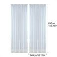 thumbnail image 2 of Sheer Curtains 1 Panel Light Filtering Window Treatment Soft Solid Semi Sheer Drapes for Living Room Bedroom Nursery Dining Room Kitchen Home Decor, Privacy Curtains, 55.12x102.36Inch, 2 of 5