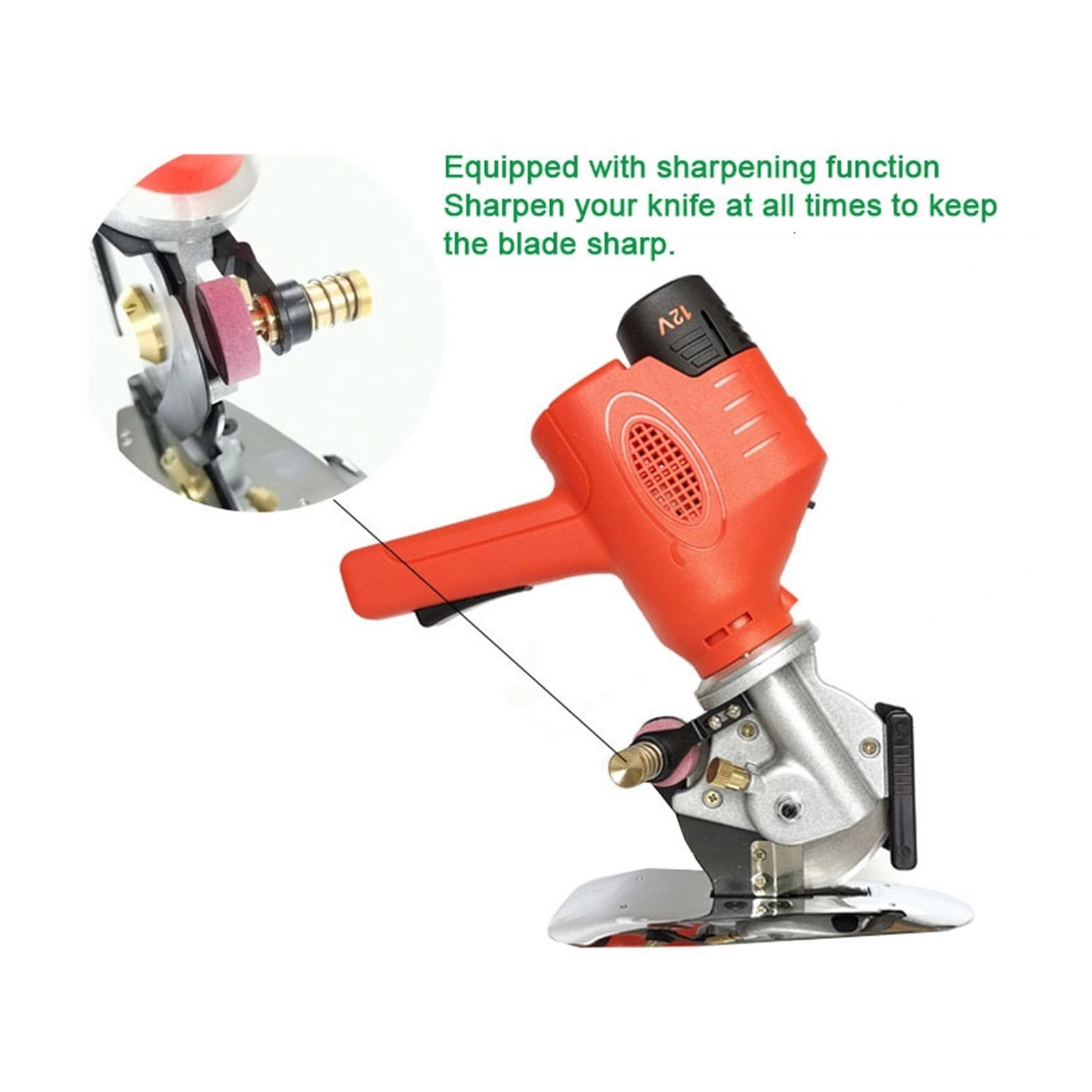 Electric Scissors Shears Cloth Cutter Electric Fabric Cutting Machine Leather Cutting Tools Cordless Sewing Shear For Clothes ,Sharp & Durable