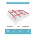 thumbnail image 4 of Twin XL Quilt Bedding Set, Red Buffalo Plaid Reversible Summer Quilt 3 Pieces, Farmhouse Check Stripes Retro Geometric Lightweight Bedspreads Coverlets with 2 Pillow Shams for All Seasons, 4 of 5