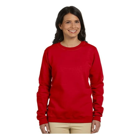 - Gildan Women's Heavy Blend Fleece Crewneck Sweatshirt, Style G180FL
