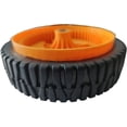 thumbnail image 3 of Metal Sleeve Lawn Mower Rear Wheel, Power Improvement Easy to Install Compatible Lawn Mower Wheels For Craftsmans Partner Electrolux Mcculloch Rally, 195Mm Outer Diameter Lawn Mower Replacement Wheel, 3 of 5
