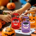 thumbnail image 4 of YIKA Halloween Decoration Halloween Theme Party Jar Shaped Paper Candy Wrap Card Sealer Bag Halloween Ornaments, 4 of 6