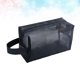 thumbnail image 3 of Bolsa de malla portátil para cosméticos, 3 unidades, con cremallera, tamaño grande, mediano y pequeño, para mujeres y niñas (negro), 3 of 6