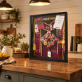 Black 16*20 Wood Shadow Box Frame with Glass Front and Linen Backboard ...