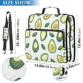 thumbnail image 2 of FORMRS Zipper Binder with Shoulder Strap 2-inch Ring 500 Sheet Capacity File Bag, Avocado, 2 of 5