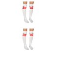 thumbnail image 3 of Qarigey 1 par de calcetines de fútbol Hasta la rodilla Calcetín de fútbol de verano Mantener caliente Clima frío Protección del tobillo Deportes Type2 NO2 Qarigey CBP215305, 3 of 5