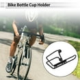 thumbnail image 2 of Unique Bargains 1 Pcs Universal Motorcycle Bike Drink Holder Motorbike Bicycle Water Bottle Cup Holder Black Aluminum Alloy, 2 of 7