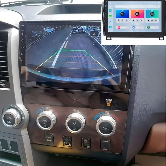 Molaner Android Car Stereo for Toyota Tundra 2007-2013, 10 inch Android 13 Touch Screen Fit for Carplay Android Auto, Bluetooth FM GPS WiFi, 4 64G
