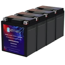YTZ8V - 12 Volt 7 AH, 85 CCA, Rechargeable Maintenance Free SLA AGM Motorcycle Battery - Pack of 4