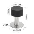 thumbnail image 3 of Tapón de puerta sin perforar de acero inoxidable premium con - Proteger, 3 of 8