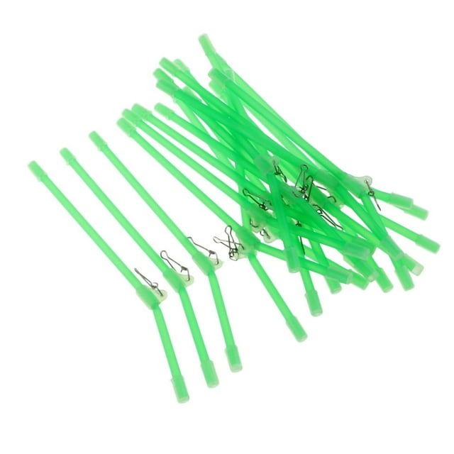 S SERENABLE 20Pcs Anti s with Strong Snap Luminous Fishing Rig Bent 15cm