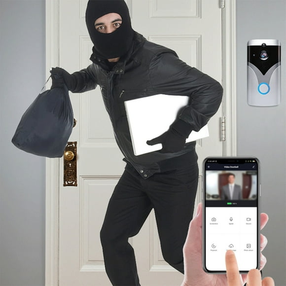 Clearance Items! Wifi Low Power Monitoring Mobile Phone Remote Two-Way Visual Intercom Doorbell HD Voice Intercom Intelligent Monitoring Sales Today Clearance!