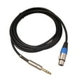 thumbnail image 3 of Latrodar Microphone Cable XLR Cable Aux TRS 6.35mm/6.5mm For Stereo Amplifier Safe&Non-Toxic as show 4x4 Inch Home Stuff, 3 of 3