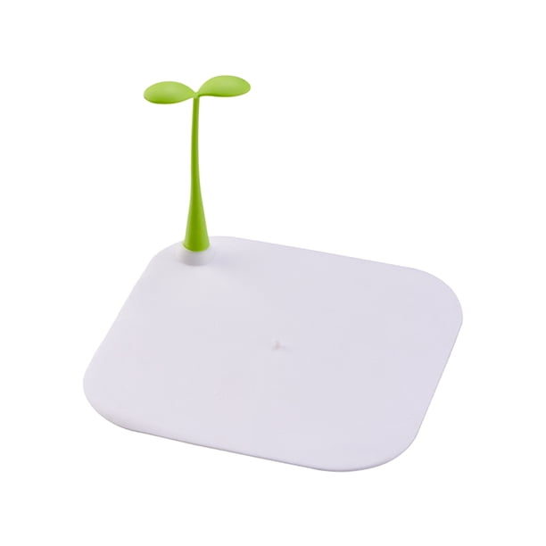 Wosthever Cubierta suave de silicona a prueba de olores para aguas residuales, drenaje de suelo para inodoro, a prueba de insectos, brotes de Almacenamiento y organización del hogar blanco
