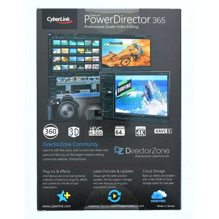 CyberLink PowerDirector 365 1年版 Amazon.com: CyberLink PowerDirector 365 - 1 year