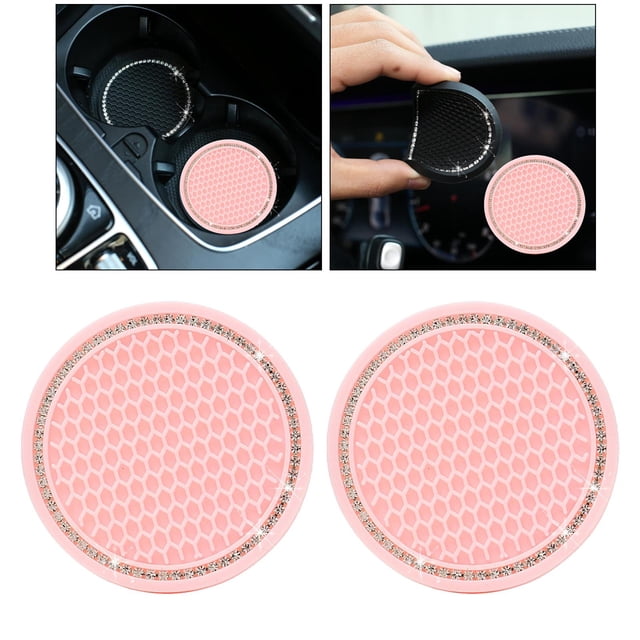 Portavasos Antideslizante Soledad 2PCS Bling Car 2.75 pulgadas