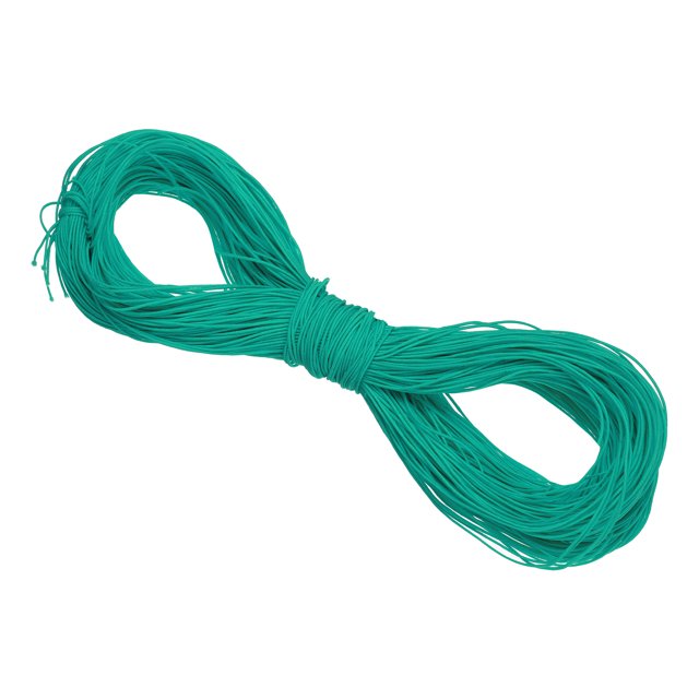 Uxcell Elastic Cord Heavy Stretch String Rope for Crafting DIY Sewing Hook Straps Camping Tie Down Strap Turquoise Green 1mm x 100m