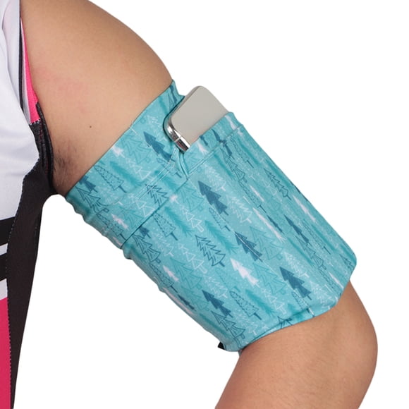 Sangle de Bras pour Entraînement Physique et Yoga pour Course et Activités Extérieures avec Design Ajusté Élastique et Support de Poignet Grande Capacité pour Téléphones Mobiles