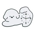 thumbnail image 2 of Reloj de pared de dibujos animados, decoración de pared, acrílico, con forma de cachorro, silencioso, decorativo para habitación de niños, sala de Blanco, 2 of 8