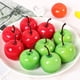 thumbnail image 3 of 30 mini manzanas artificiales de imitación realistas, de espuma., 3 of 6