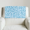 thumbnail image 3 of Xixirimido Blue Cheetah Leopard Pattern Recliner Headrest Protector Leather Headrest Cover for Recliner Chair Sofa Couch Head Covers for Sofa Furniture Protectors, 1Pcs, 3 of 7