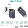 thumbnail image 2 of HAHDAXIA USB C Magnetic Adapter,24 Pins Type C Connector Support Thunderbolt 4,USB4.0, PD 100W Charge,40Gb/s Data Transfer,8K Video Output Compatible with MacBook and More USB C Devices(Strai, 2 of 7