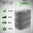 thumbnail image 3 of Betus Inflatable Travel Foot Rest Pillow - Leg Rest Stool for Long Flight Trip, 3 of 6
