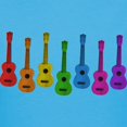 thumbnail image 3 of CafePress - Ukulele Rainbow Women's Dark T Shirt - Women's Traditional Fit Dark T-Shirt, 3 of 4