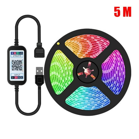 

VeliToy DIY TV PC Dream Screen USB LED Strip Tape Screen Backlight Bluetooth Remote Control Light(5M)