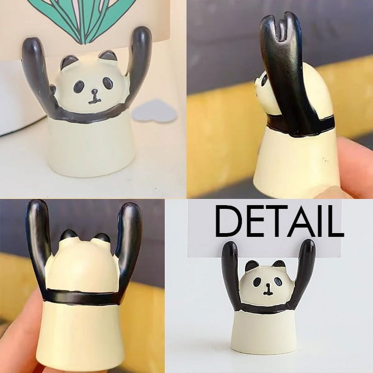 Direction Compass Navigation Astronomy Memo Holder Cartoon Animal Panda Stand Decoration