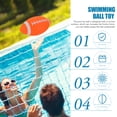 thumbnail image 2 of FELTECHELECTR Pelota de rugby para agua, adorable pelota de piscina, juguete para niños, pelota de piscina, pelota de playa portátil, 2 of 7