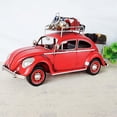 thumbnail image 3 of Yihuala Metal Travel Car Model Collectible Toy Table Ornament Iron Art Old Vintage Car Model, 3 of 8