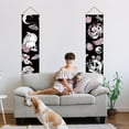 thumbnail image 6 of Pack of 2 Skull Tapestries Skull & Flower & Mushrooms Tapestry Mystical Pink Crystal Moon Tassel Tapestry Wall Hanging for Room 13 x 51 Inch, 6 of 6