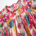 thumbnail image 3 of WOYY Toddler Girls Floral Dress Short Sleeve Round Neck Summer Dress, Sizes 3-4Y, 3 of 8