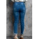 thumbnail image 1 of ABPHQTO Vaqueros lavados ajustados con rotos para mujer, 1 of 5