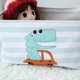 thumbnail image 3 of Kids Fabric Storage Basket Large Foldable Storage Box With Rope Handles Baby Toy Storage Bin Closet Organizer - Dinosaur, 3 of 5