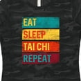 thumbnail image 4 of Inktastic Martial Arts Eat Sleep Tai Chi Repeat Women's T-Shirt, 4 of 5